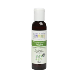 Organic Jojoba Oil on white background