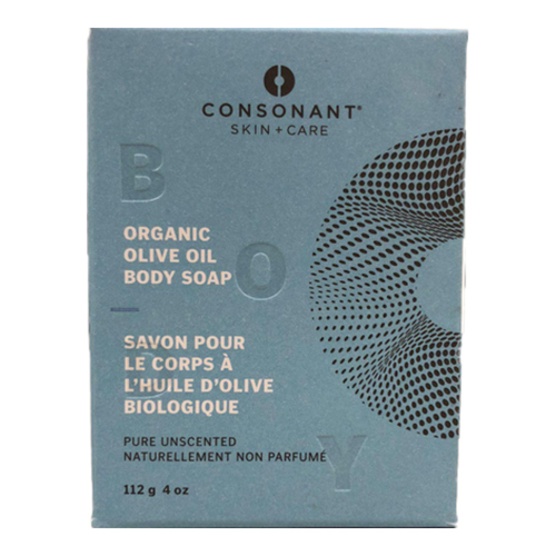 Consonant Organic Olive Oil Body Soap, 112g/4 oz