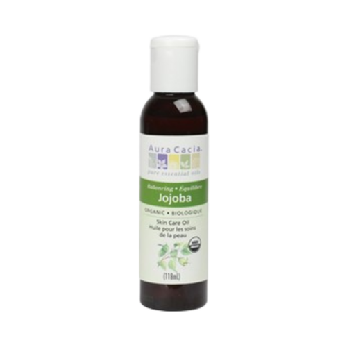 Aura Cacia Organic Sweet Almond Oil on white background