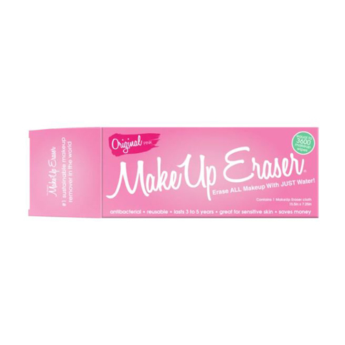 The Original Makeup Eraser Chic Black, 1 piece The Original Makeup Eraser Fresh Turquoise on white background