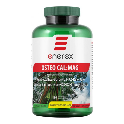 Enerex Osteo Cal:Mag, 90 tablets Enerex Osteo Cal:Mag on white background