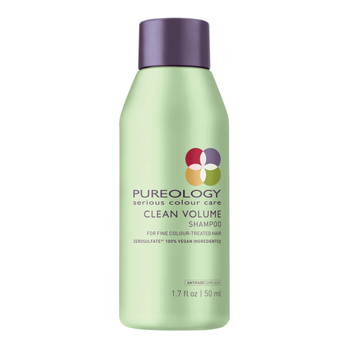Pureology Clean Volume Shampoo on white background