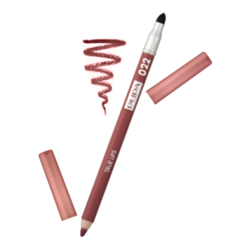 Pupa True Lips Lip Pencil - 37 Apricot, 1 pieces Pupa True Lips Lip Pencil - 02 Tea Rose on white background