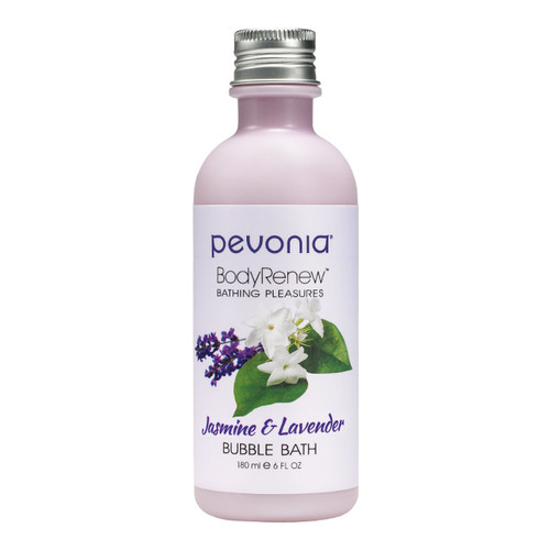 Pevonia Body Renew Jasmine and Lavender Bubble Bath on white background