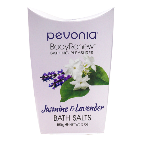 Pevonia Body Renew Jasmine and Lavender Bath Salts on white background