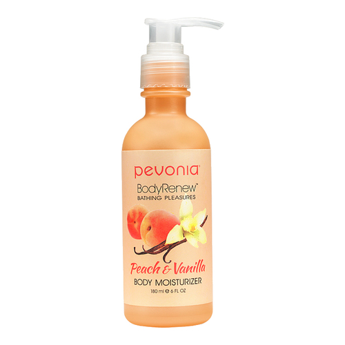 Pevonia Body Renew Peach and Vanilla Body Moisturizer on white background