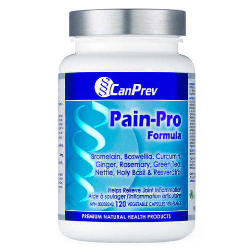 CanPrev Pain-Pro Formula, 120 capsules CanPrev Pain-Pro Formula on white background