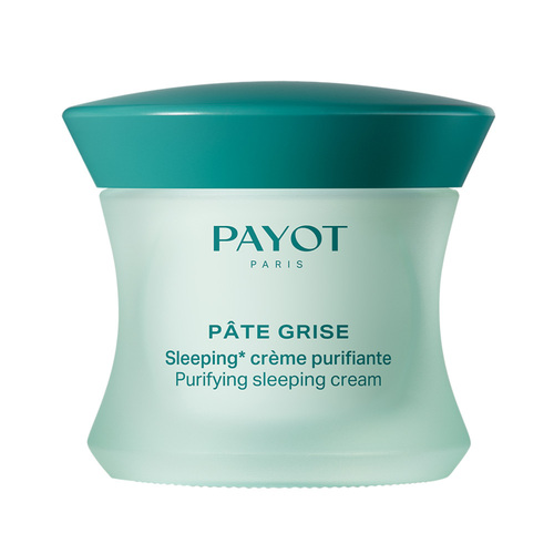Payot Pate Grise Purifying Sleeping Cream on white background