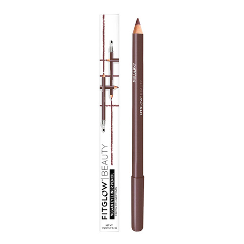 FitGlow Beauty Pencil Eye Liners - Bronze, 1.1g/0.04 oz FitGlow Beauty Pencil Eye Liners - Black on white background