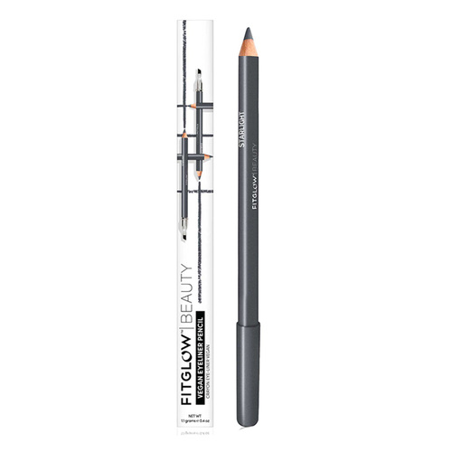 FitGlow Beauty Pencil Eye Liners - Bronze, 1.1g/0.04 oz FitGlow Beauty Pencil Eye Liners - Black on white background