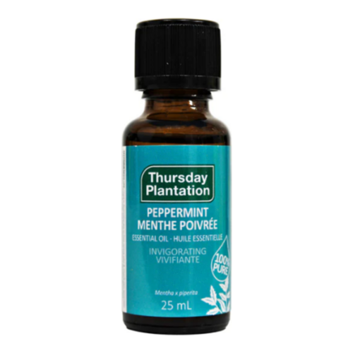 Thursday Plantation Pepper Mint Oil 100% Pure - Invigorating, 50ml/1.7 fl oz Thursday Plantation Pepper Mint Oil 100% Pure - Invigorating on white background