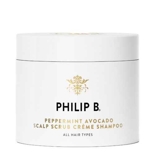 Philip B Botanical Peppermint Avocado Scalp Scrub on white background