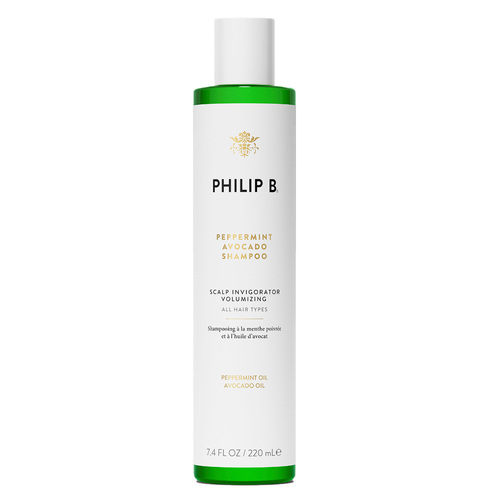 Philip B Botanical Peppermint Avocado Shampoo on white background