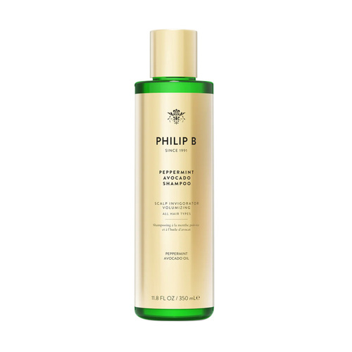 Philip B Botanical Peppermint Avocado Shampoo on white background