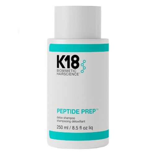 K18 Peptide Prep Detox Shampoo, 250ml/8.45 fl oz K18 Peptide Prep Detox Shampoo on white background