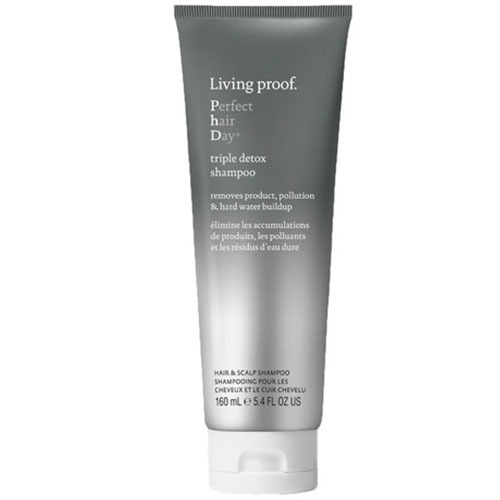 Living Proof Perfect Hair Day (PhD) Triple Detox Shampoo on white background