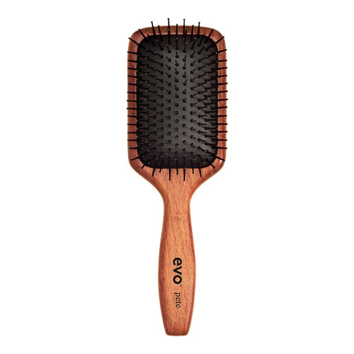 Evo Pete Ionic Paddle Brush on white background