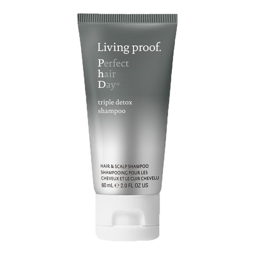 Living Proof PhD Triple Detox Shampoo- Travel Size, 60ml/2 fl oz Living Proof PhD Triple Detox Shampoo- Travel Size on white background