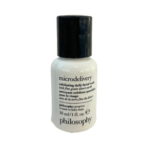 Philosophy Microdelivery Exfoliating Daily Facial Wash, 30ml/1.01 fl oz Naturally Yours Philosophy Microdelivery Exfoliating Daily Facial Wash on white background