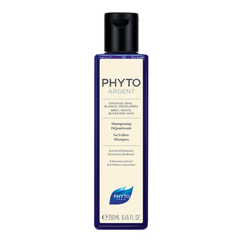 Phyto Phytargent No Yellow Shampoo, 250ml/8.45 fl oz Phyto Phytargent No Yellow Shampoo on white background