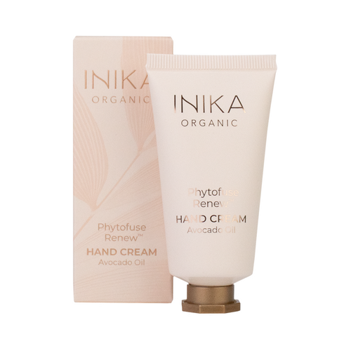 INIKA Organic Phytofuse Renew Hand Cream - Travel Size on white background