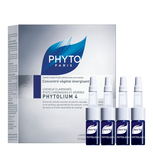 Phyto Phytolium 4 Chronic Thinning Hair Treatment on white background