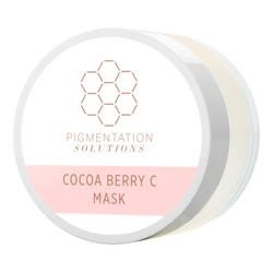 Pigmentation Solutions Cocoa Berry C Mask on white background