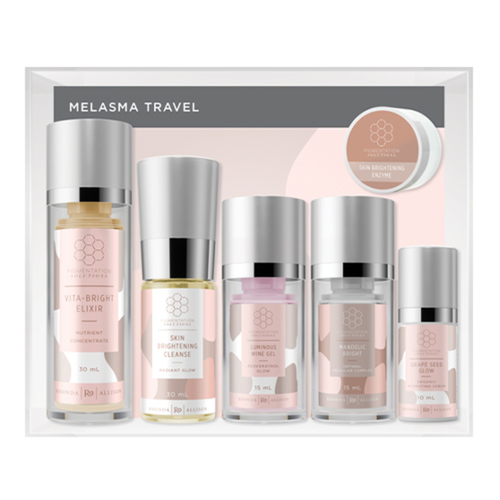 Rhonda Allison Pigmentation Solutions Melasma Travel Kit on white background