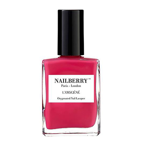 Nailberry Minty Fresh, 15ml/0.5 fl oz Nailberry Peony Blush on white background