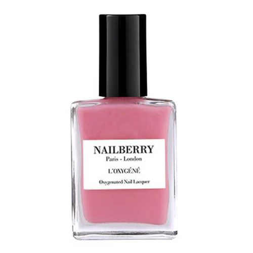 Nailberry Minty Fresh, 15ml/0.5 fl oz Nailberry Peony Blush on white background