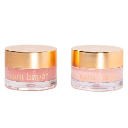 Sara Happ Pink Peppermint Twist Duo, 1 set Sara Happ Pink Peppermint Twist Duo on white background