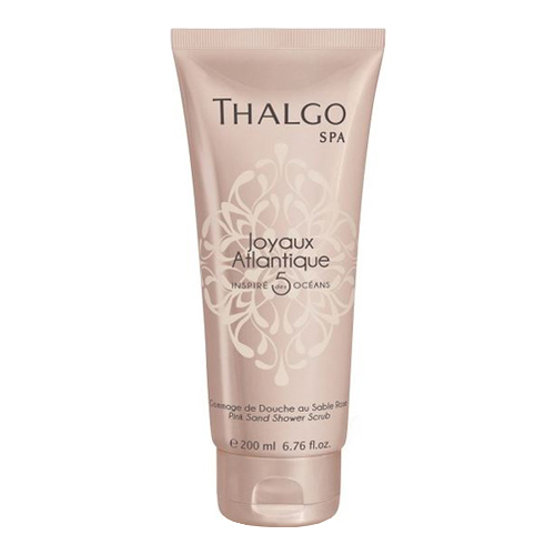 Thalgo Joyaux Atlantique Pink Sand Shower Scrub, 200ml/6.8 fl oz Thalgo Joyaux Atlantique Pink Sand Shower Scrub on white background