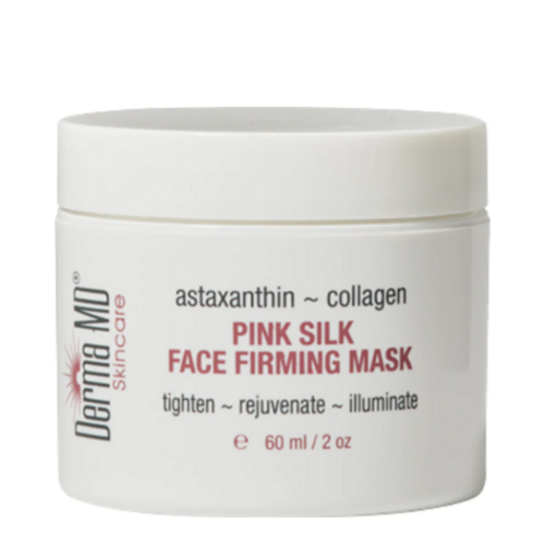 Derma MD Pink Silk Face Firming Mask on white background