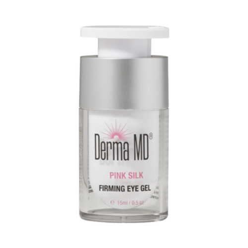 Derma MD Pink Silk Firming Eye Gel on white background