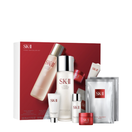 SK-II Pitera Bestsellers Set 2, 1 set SK-II Pitera Bestsellers Set 2 on white background