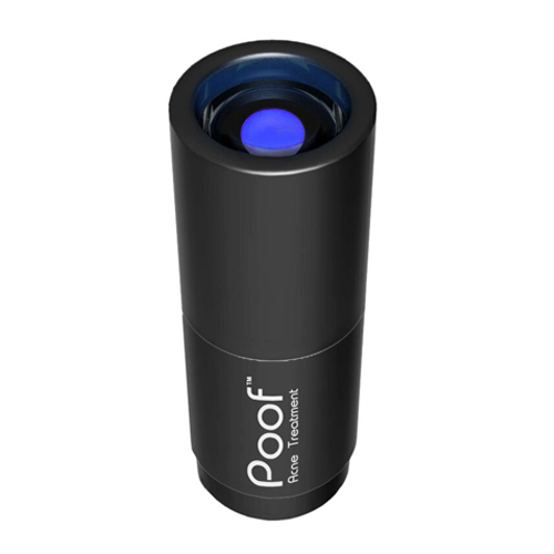 Revive Light Therapy Poof Acne Treatment - White, 1 piece Revive Light Therapy Poof Acne Treatment - Black on white background