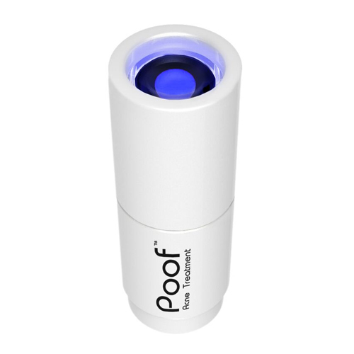 Revive Light Therapy Poof Acne Treatment - White, 1 piece Revive Light Therapy Poof Acne Treatment - Black on white background