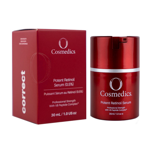 O Cosmedics Potent Retinol Serum on white background