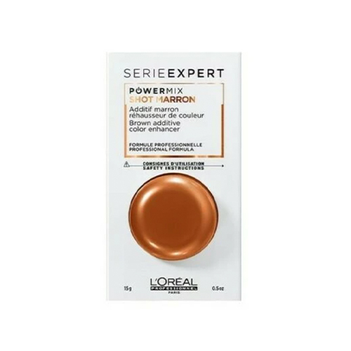 L'oreal Professional Paris PowerMix Shot - Brown, 15ml/0.5 fl oz Loreal Professional Paris PowerMix Shot - Brown on white background