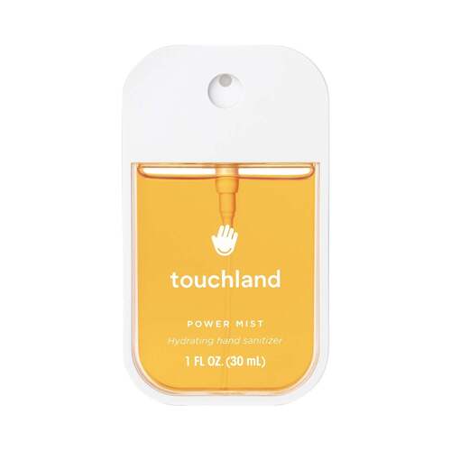 Touchland Power Mist Hydrating Hand Sanitizer - Mango Passion, 30ml/1.01 fl oz Touchland Power Mist Hydrating Hand Sanitizer - Mango Passion on white background