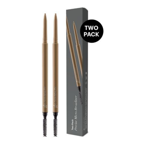 Glo Skin Beauty Precise Micro Browliner - Two Pack - Raven, 2 x 0.1g/0.03 oz Glo Skin Beauty Precise Micro Browliner - Two Pack - Ash on white background