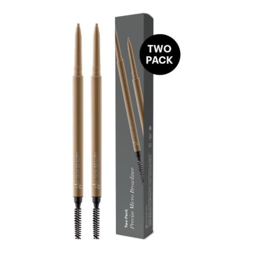 Glo Skin Beauty Precise Micro Browliner - Two Pack - Raven, 2 x 0.1g/0.03 oz Glo Skin Beauty Precise Micro Browliner - Two Pack - Ash on white background
