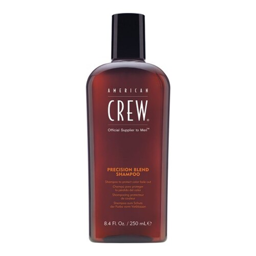 American Crew Precision Blend Shampoo on white background