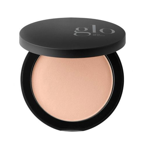 Glo Skin Beauty Pressed Base - Golden Dark, 10g/0.35 oz Glo Skin Beauty Pressed Base - Beige on white background