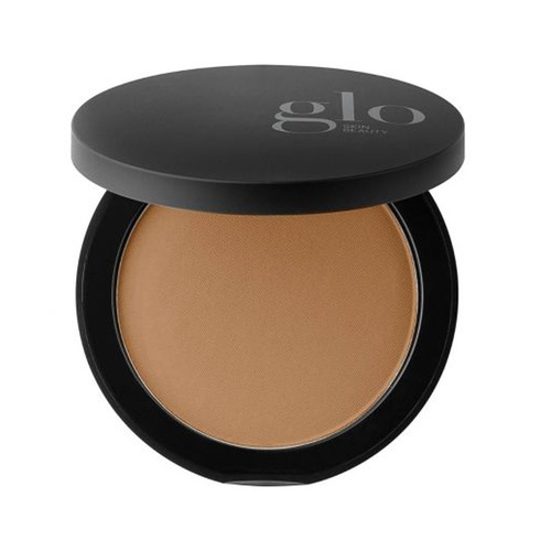 Glo Skin Beauty Pressed Base - Golden Dark, 10g/0.35 oz Glo Skin Beauty Pressed Base - Beige on white background