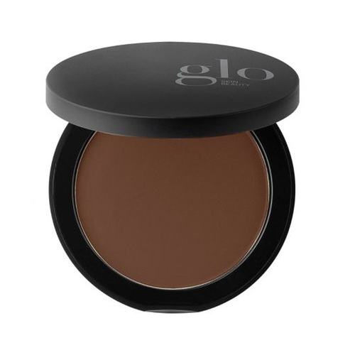 Glo Skin Beauty Pressed Base - Golden Dark, 10g/0.35 oz Glo Skin Beauty Pressed Base - Beige on white background