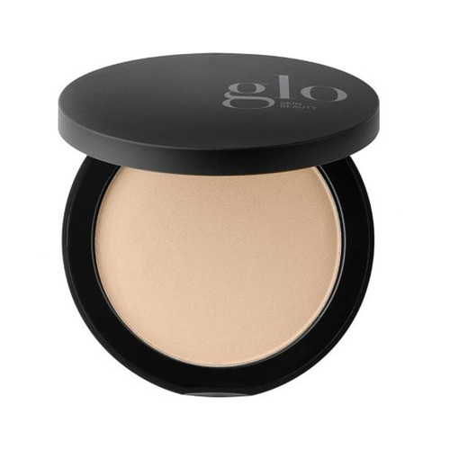 Glo Skin Beauty Pressed Base - Golden Dark, 10g/0.35 oz Glo Skin Beauty Pressed Base - Beige on white background