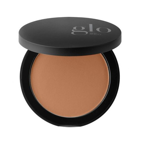 Glo Skin Beauty Pressed Base - Golden Dark, 10g/0.35 oz Glo Skin Beauty Pressed Base - Beige on white background