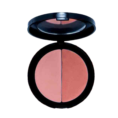 Mineralogie Pressed Duo Blush Compact - Coastal Corals, 9g/0.3 oz Mineralogie Pressed Duo Blush Compact - Coastal Corals on white background