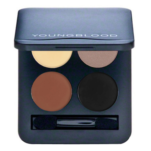 Youngblood Pressed Mineral Eyeshadow Quad - City Chic on white background
